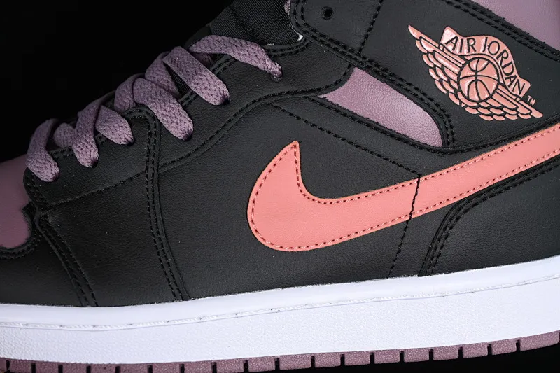 All categories Air Jordan Jordan series basketball shoes Air Jordan 1 Mid Air Jordan 1 Mid AJ1 Joe 1 black bean paste mid-top cultural and casual sneakers FB9911-008
